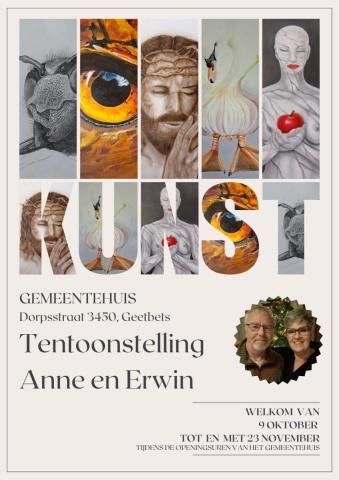 Tentoonstelling Anne en Erwin