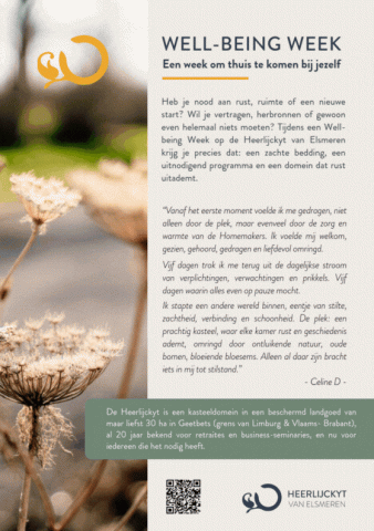 Well-being Week © Heerlijckyt van Elsmeren