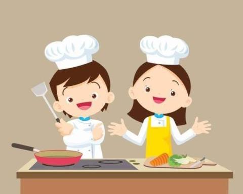 Koken met kinderen - viergangenmenu eten met ouders en familie © Gezinsbond VZW