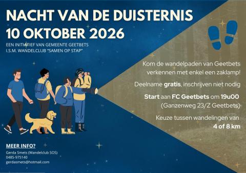 Nacht van de duisternis - wandeling © gemeente geetbets