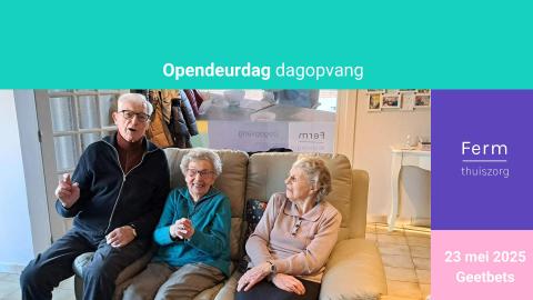 Opendeur dagopvang Ferm Thuiszorg © Ferm Thuiszorg