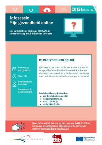 Infosessie 'Mijn gezondheid online' © Digipunt