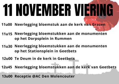 11 november-viering © gemeente geetbets