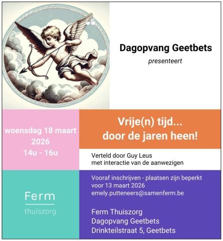 Lezing: vrije(n) tijd... door de jaren heen! © Ferm Thuiszorg