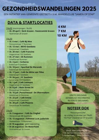 Gezondheidswandelingen © gemeente geetbets