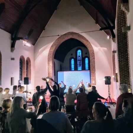 Zing mee @ kerk Grazen © Vrije Tijd Geetbets