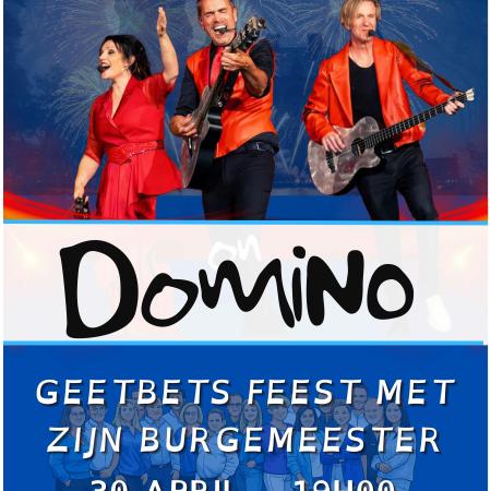 GEETBETS FEEST MET BURGEMEESTER EN DOMINO. © Open Dorp