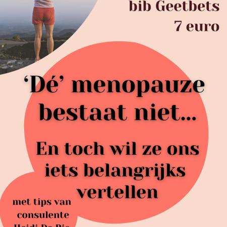 Lezing 'Menopauze' - Consulente Heidi De Bie © Gemeente Geetbets