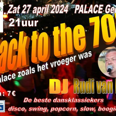 Back to the 70's (De Palace zoals het vroeger was) © Flyer FC Geetbets