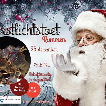 Kerstlichtstoet Rummen © cv Fruitfretters