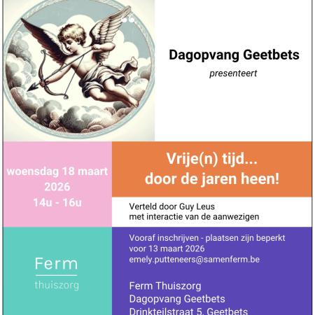 Lezing: vrije(n) tijd... door de jaren heen! © Ferm Thuiszorg